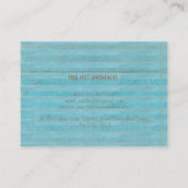 Hallo Schöner Chic und trendy Boho Design Visitenkarte (Rückseite)