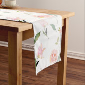 Hallo schönes Aquarell mit Blumen Großer Tischläufer (Beispiel)