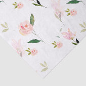 Hallo schönes Aquarell mit Blumen Seidenpapier (Ausschnitt)