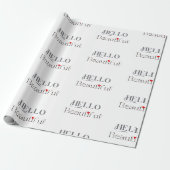 HALLO Schönes, Aufmunterndes Geschenk für Sie Geschenkpapier (Ungerollt)