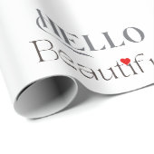 HALLO Schönes, Aufmunterndes Geschenk für Sie Geschenkpapier (Rolleneckpunkt)