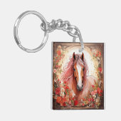 Hallo Schönes Pferd Schlüsselanhänger (Vorderseite links)