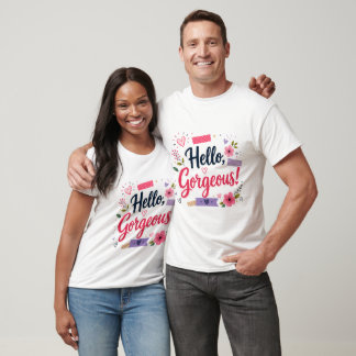 Hallo Schönes Shirt Cute Floral Tee