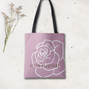 Hallo Schönheit - Moderne Chic Pink Rose Tasche