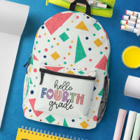 Hallo Schule Grade farbenfroh geometrisch