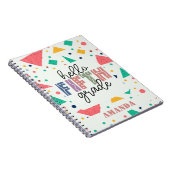 Hallo Schule Grade farbenfrohe geometrische indivi Notizblock (Rechte Seite)