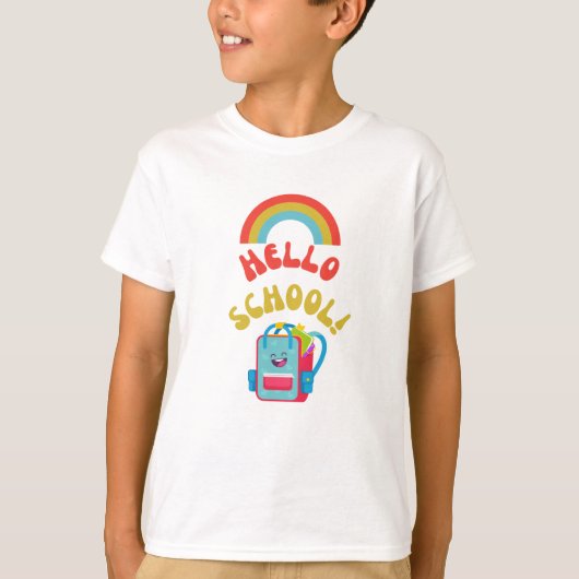 Hallo Schule! T-Shirt (Vorderseite)