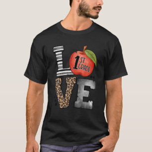 Hallo Schule zurück zur Schule 1. Klasse Happy Cla T-Shirt