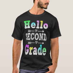 Hallo Schulleiter Schüler der 2. Klasse zum Schulb T-Shirt