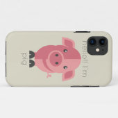 Hallo Schwein Im Case-Mate iPhone Hülle (Rückseite (Horizontal))