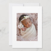 Hallo Script Girl Geb Ankündigung (Rückseite)