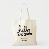 Hallo Second Grade Tote Bag Tragetasche (Vorne)