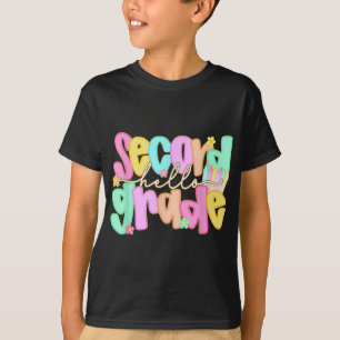 Hallo Shirt der zweiten Klasse erster Tag zurück z