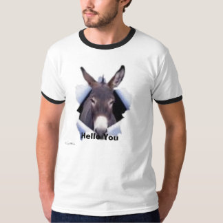 Hallo Sie von Ihrem Freundesel T-Shirt