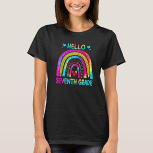 Hallo Siebte Klasse Team Erster Tag der Schule Kra T-Shirt