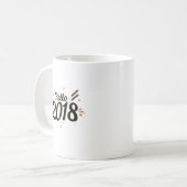Hallo Silvester 2018 Kaffeetasse (Vorderseite Links)