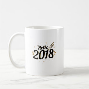Hallo Silvester 2018 Kaffeetasse