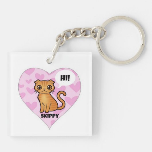 Hallo Skippy Schlüsselanhänger (Rückseite)
