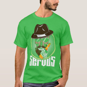 Hallo Skull mit Bart Hat Sonnenbrille T-Shirt