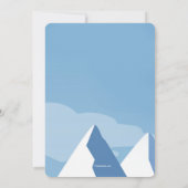 Hallo Snow Einladung (Rückseite)