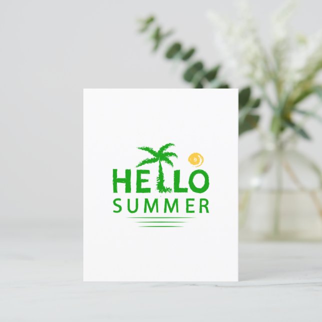 Hallo Sommer (Stehend Vorderseite)