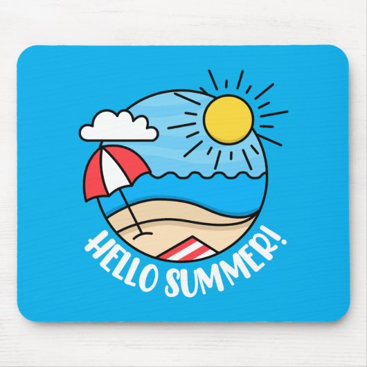 Hallo Sommer 2 Mousepad (Vorne)