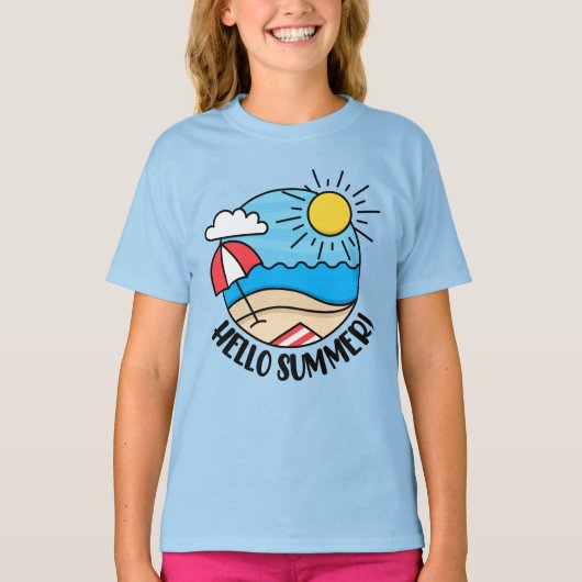 Hallo Sommer 2 T-Shirt (Vorderseite)