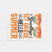 Hallo Sommer 3 Fleecedecke (Vorderseite (Horizontal))
