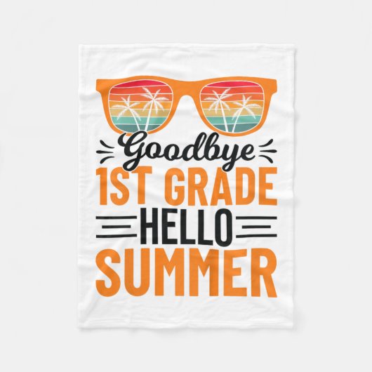 Hallo Sommer 3 Fleecedecke (Vorderseite)