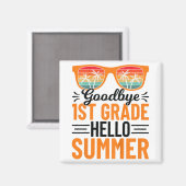 Hallo Sommer 3 Magnet (Vorderseite/Rückseite)