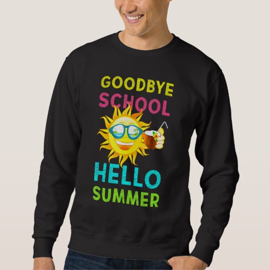 Hallo Sommer am letzten Tag der Schule Tee (Vorderseite)