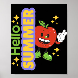 Hallo Sommer (Apfel). Poster