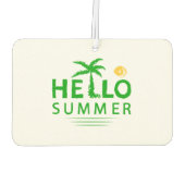 Hallo Sommer Autolufterfrischer (Rückseite)