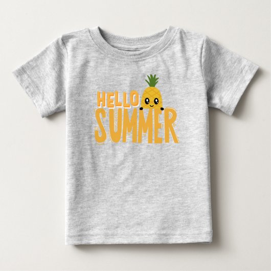 Hallo Sommer Baby T-shirt (Vorderseite)