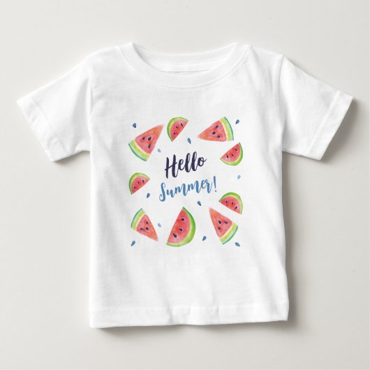 Hallo Sommer Baby T-shirt (Vorderseite)