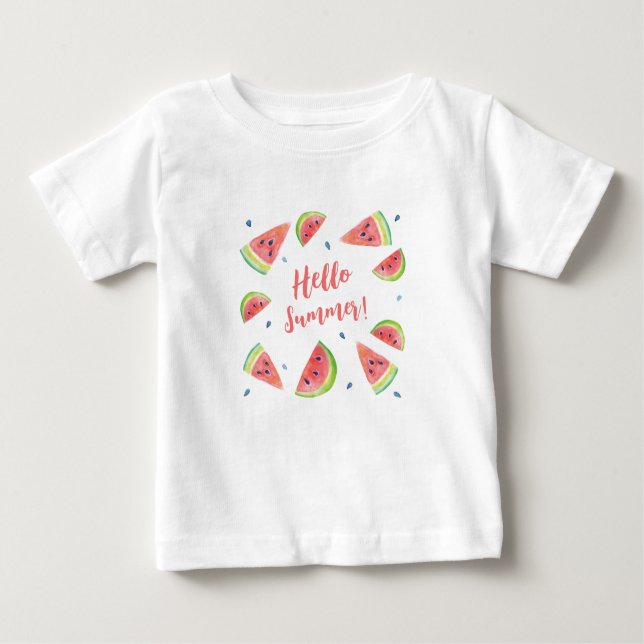 Hallo Sommer Baby T-shirt (Vorderseite)