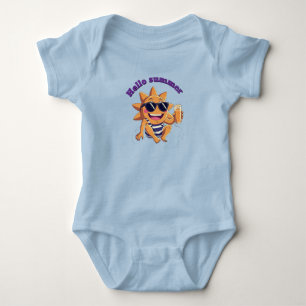 Hallo Sommer Babys Body Baby Strampler