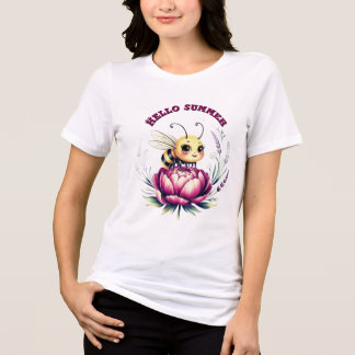 Hallo Sommer Babys Body Tri-Blend Shirt