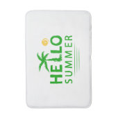 Hallo Sommer Badematte (Vorderseite Vertikal)