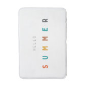 Hallo Sommer Bath Mat modern Badematte (Vorderseite Vertikal)