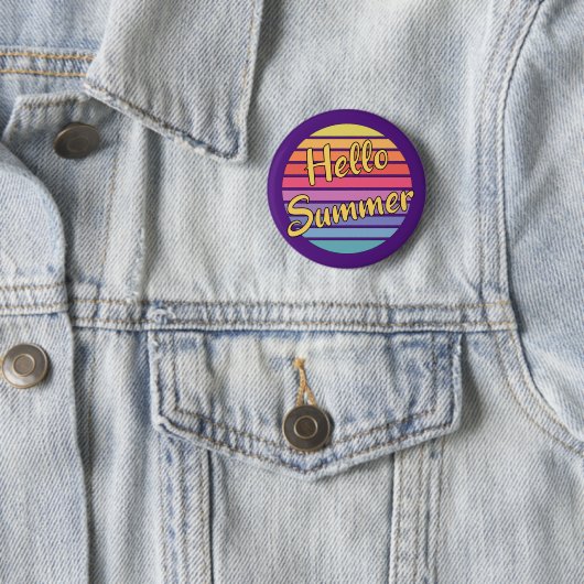 Hallo Sommer Button (Beispiel)