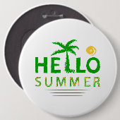 Hallo Sommer Button (Vorne & Hinten)