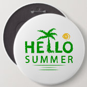 Hallo Sommer Button (Vorne & Hinten)