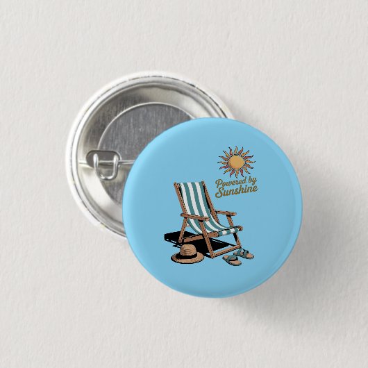 Hallo Sommer Button (Vorne & Hinten)