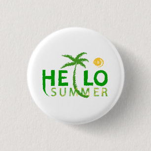 Hallo Sommer Button
