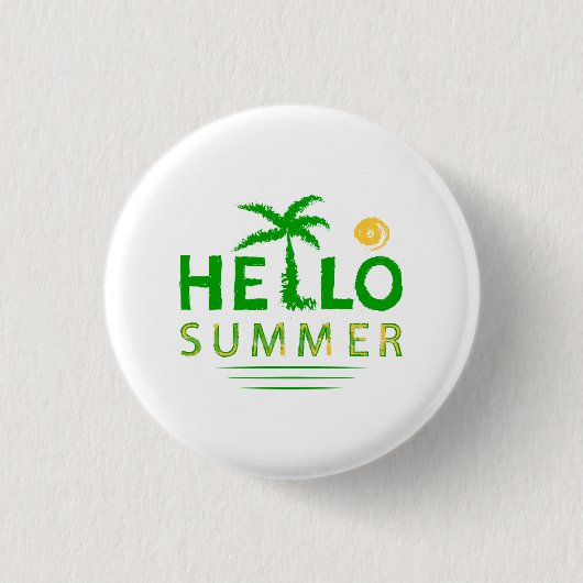 Hallo Sommer Button (Vorderseite)