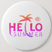 Hallo Sommer Button (Vorderseite)