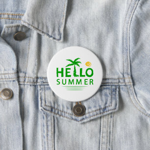 Hallo Sommer Button