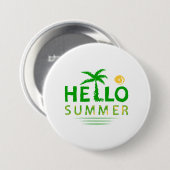 Hallo Sommer Button (Vorne & Hinten)