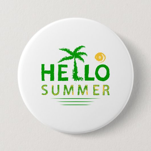 Hallo Sommer Button (Vorderseite)